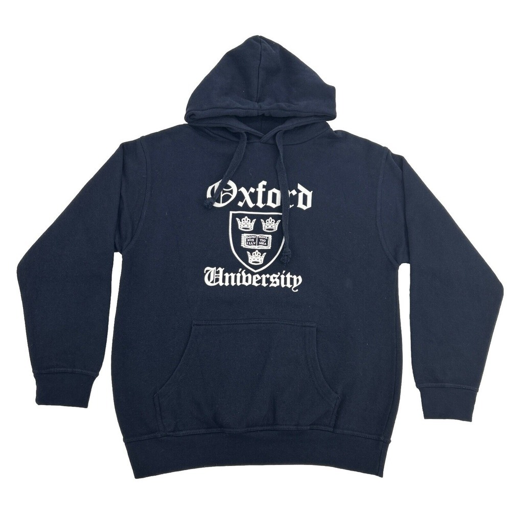 Oxford University‎ Sweatshirt Men's M Black Fleece Long Sleeve Hoodie
